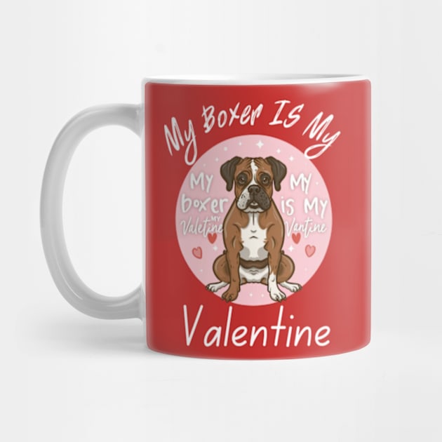 My Boxer IS My Valentine by Oasis Designs